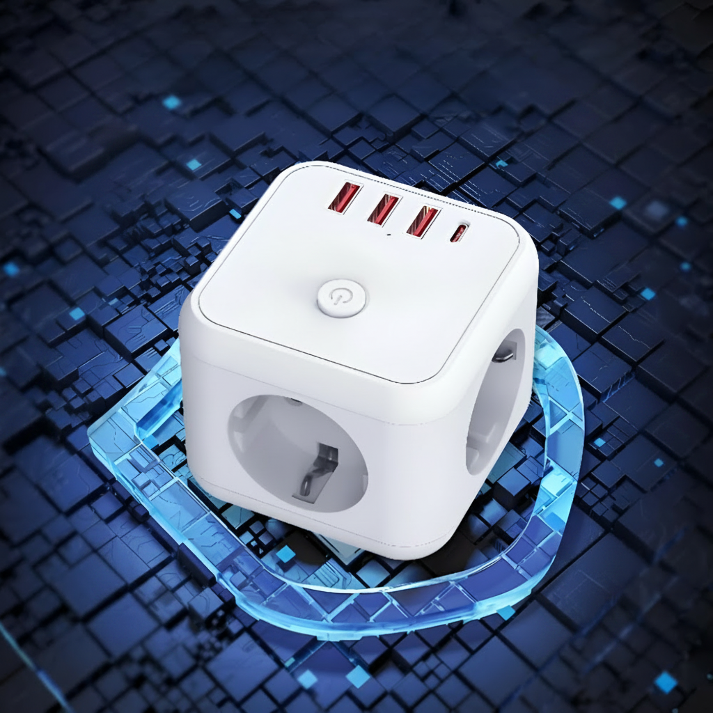 Cube Wall Outlet Adapter