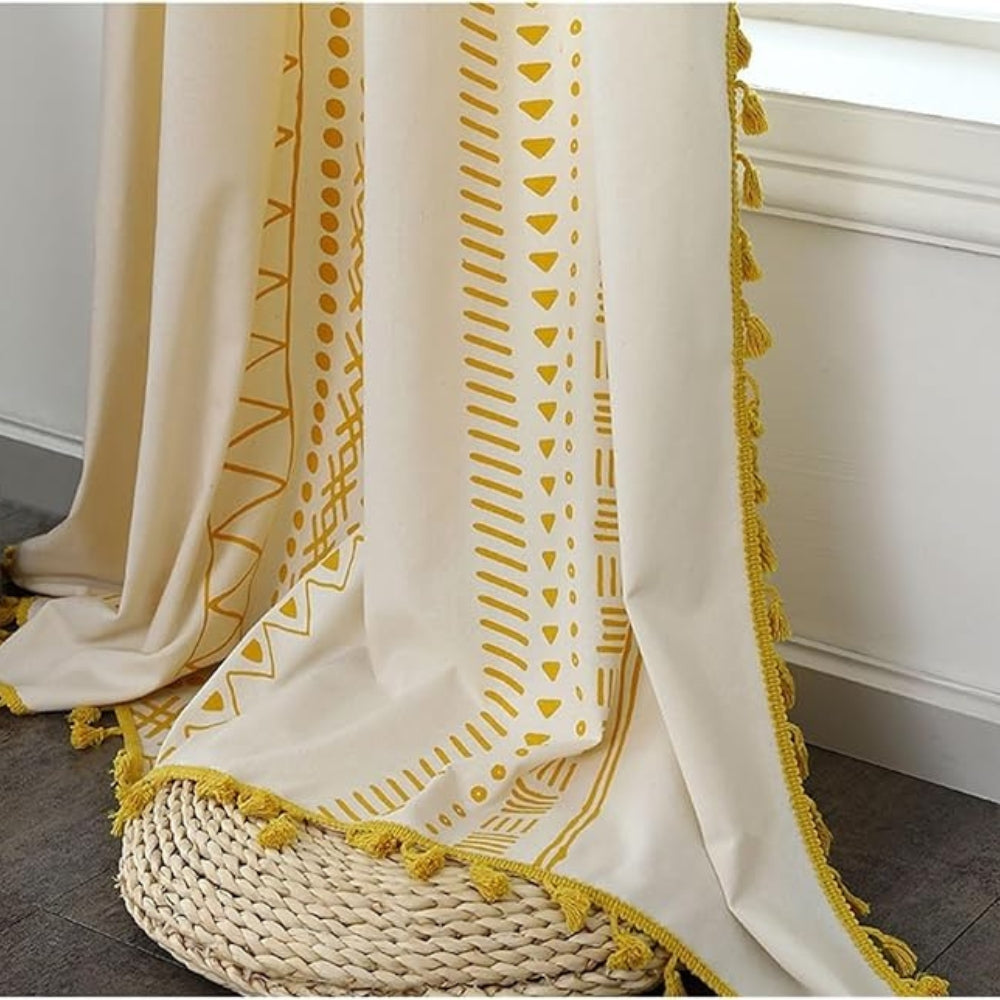 Curtain with Tassels