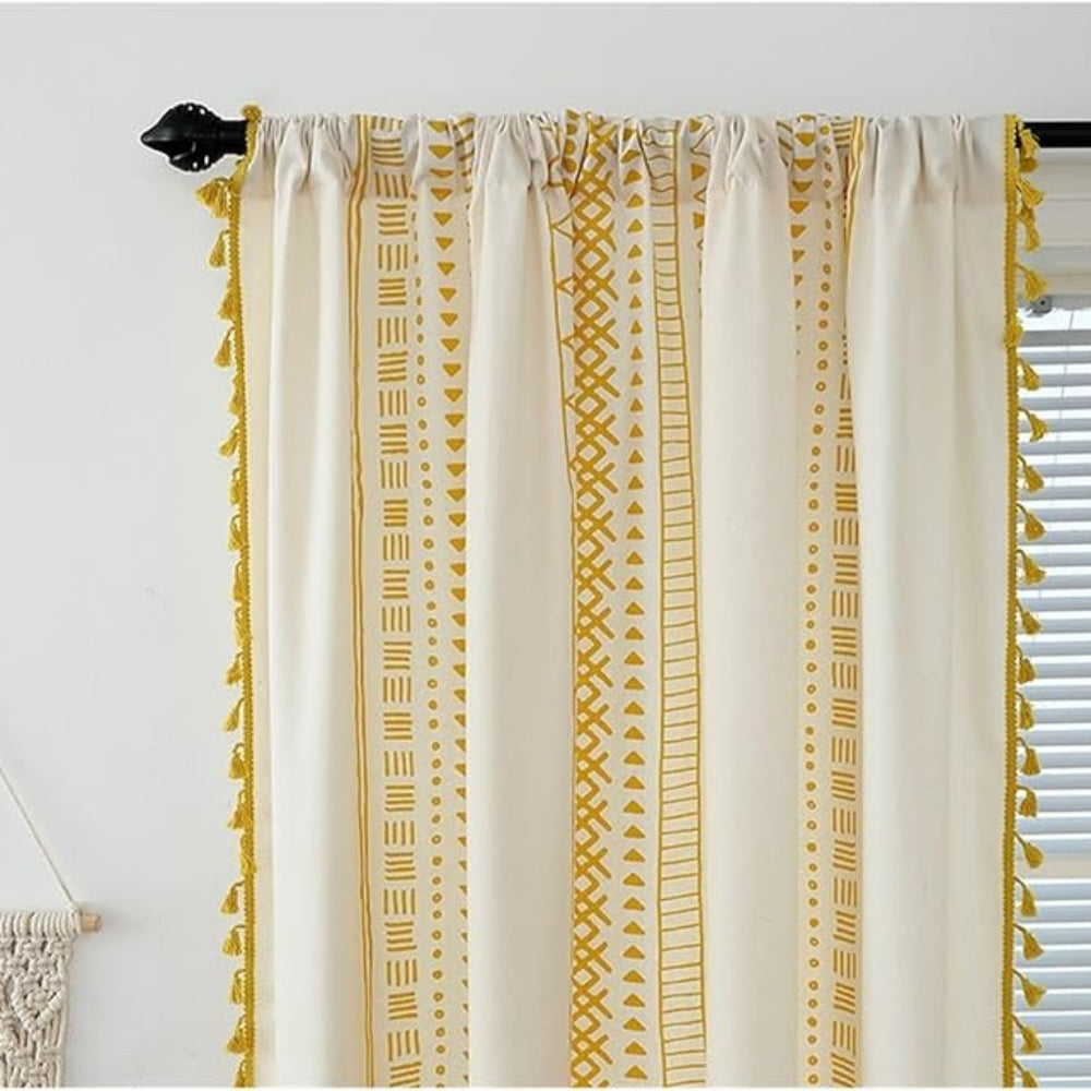 Curtain with Tassels
