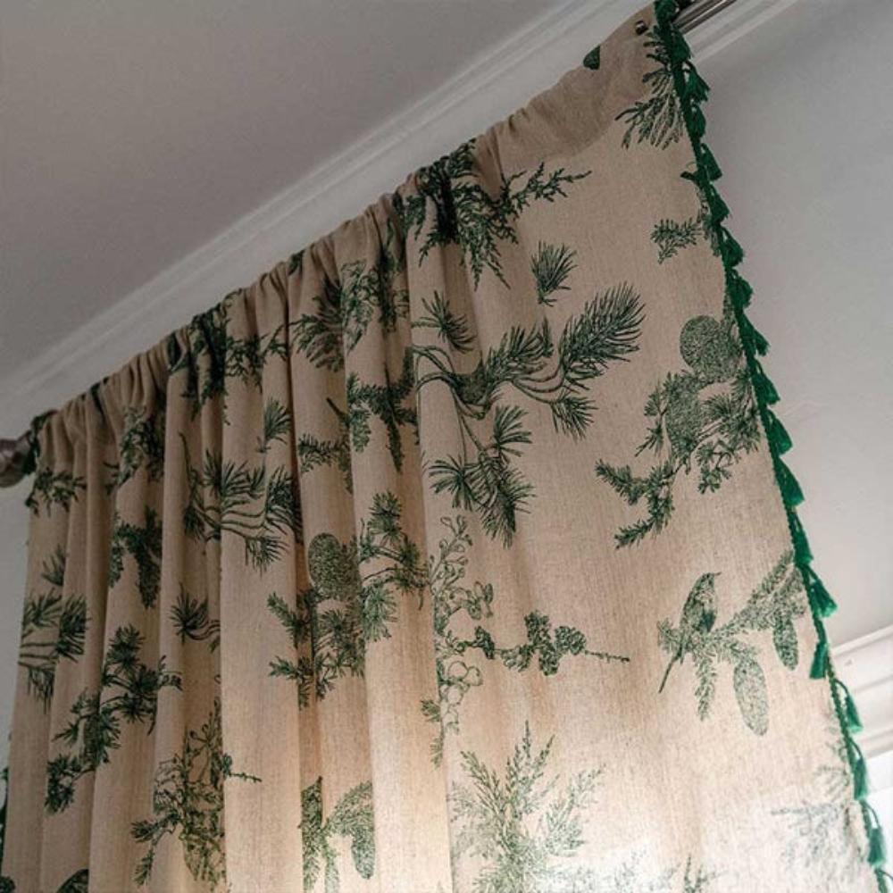 Curtain with Tassels