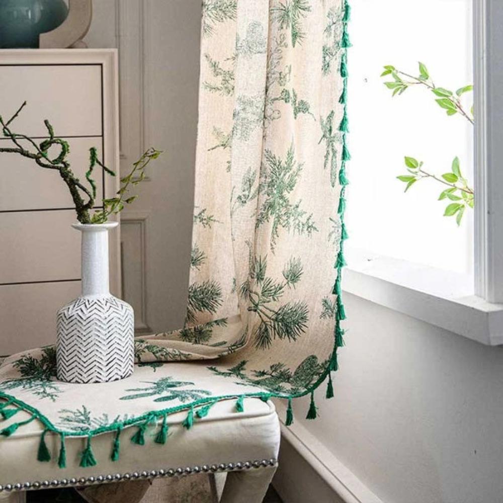 Curtain with Tassels