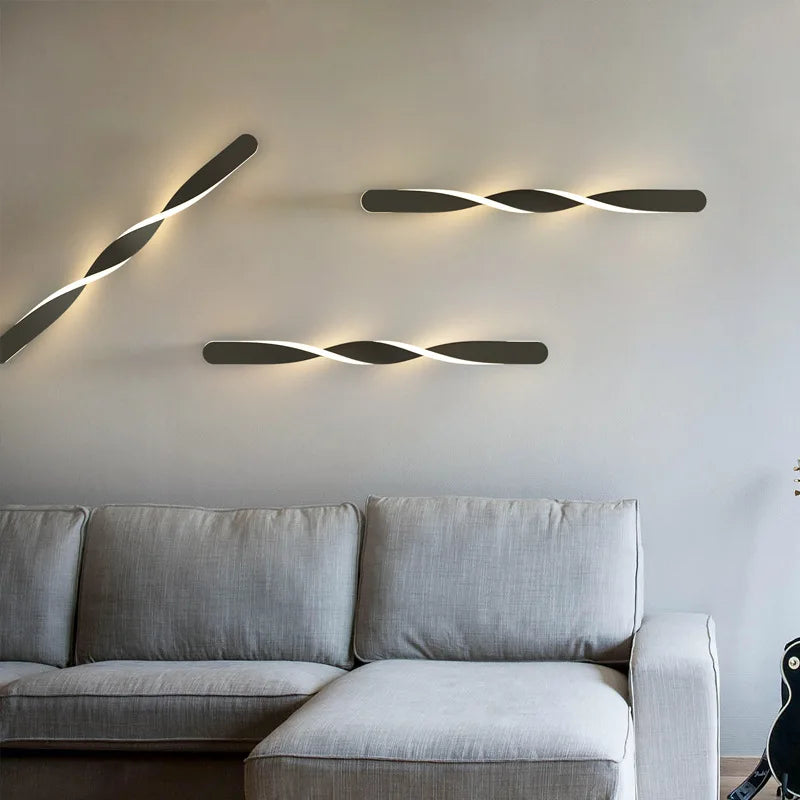 Wall Light | Curved Dimmable LED | 50 cm Warm White