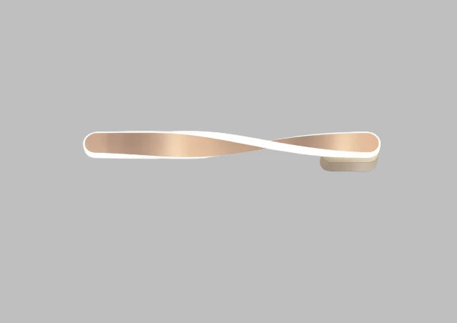 Wall Light | Curved Dimmable LED | 50 cm Warm White
