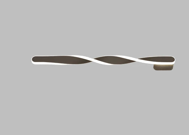 Wall Light | Curved Dimmable LED | 50 cm Warm White