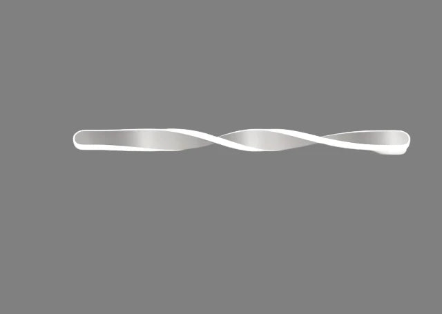 Wall Light | Curved Dimmable LED | 50 cm Warm White