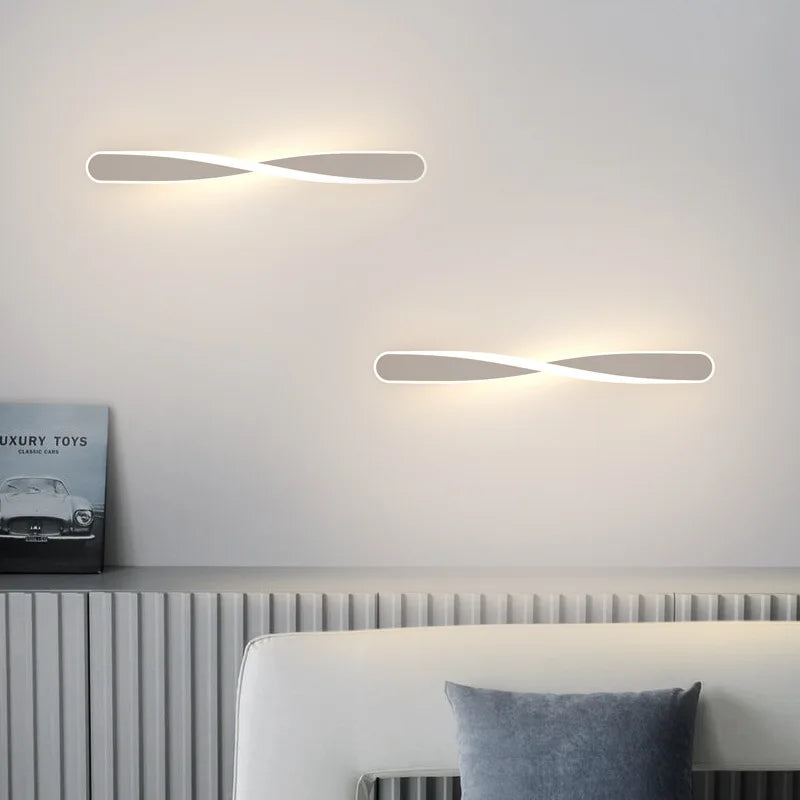 Wall Light | Curved Dimmable LED | 50 cm Warm White