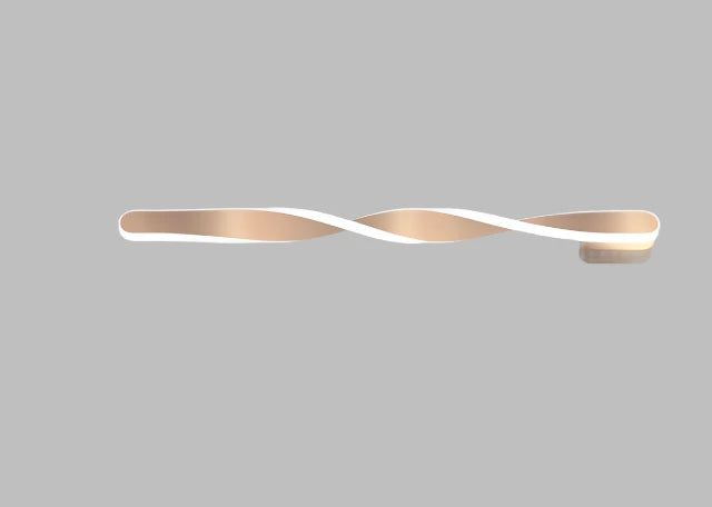 Wall Light | Curved Dimmable LED | 50 cm Warm White