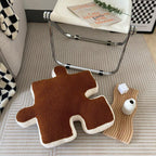 Cushion | Puzzle-Shaped Soft Fleece | 55 × 55 cm
