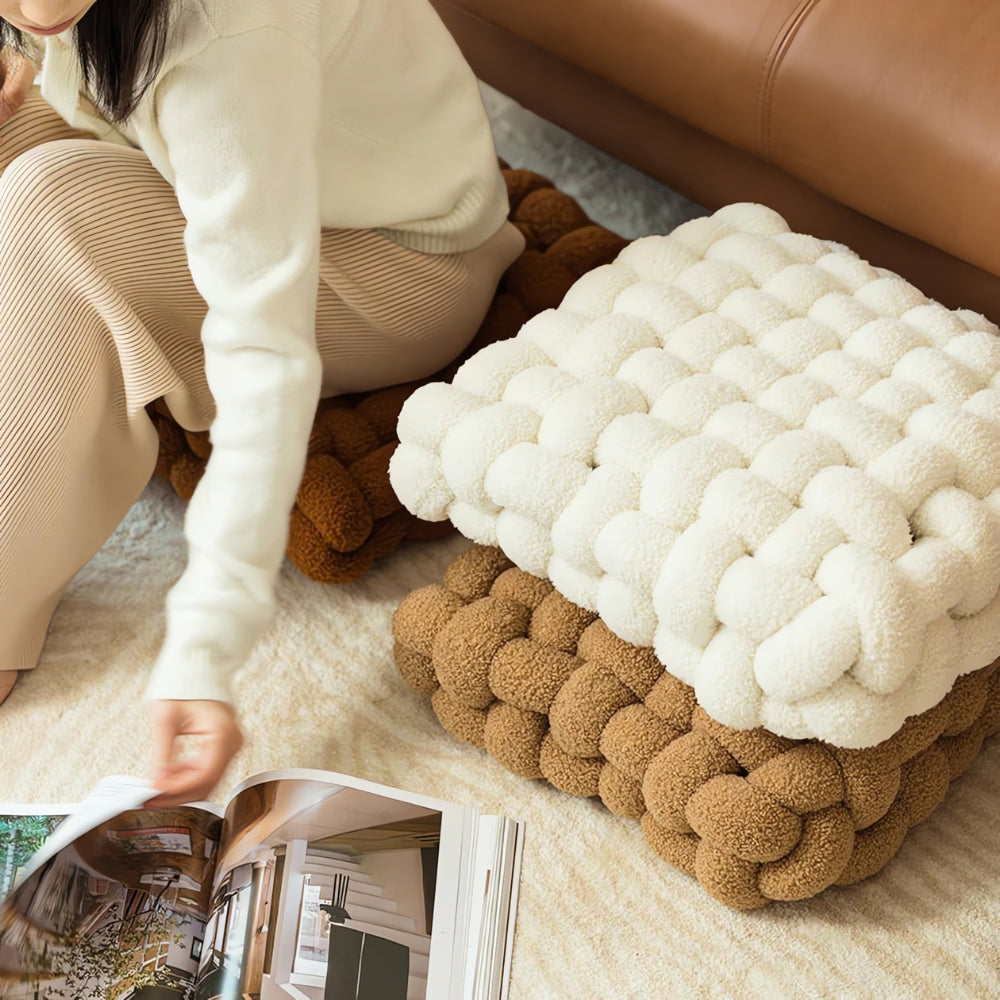Cushion with Knotted Boucle