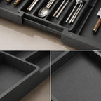Cutlery Drawer Organizer | Expandable & Divided Compartments | Non-Slip Base