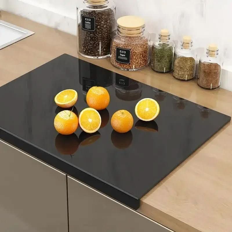 Cutting Board | Acrylic Counter Lip & Non-Slip Pads | 40 x 30 cm