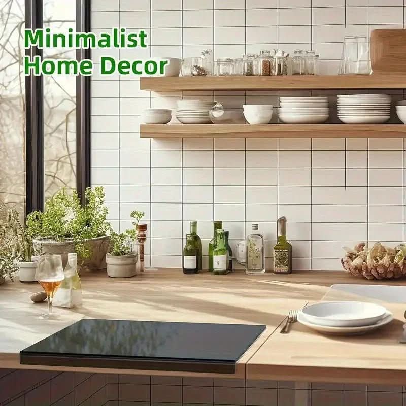 Cutting Board | Acrylic Counter Lip & Non-Slip Pads | 40 x 30 cm