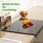 Cutting Board | Acrylic Counter Lip & Non-Slip Pads | 40 x 30 cm