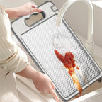 Cutting Board | Double-Sided Stainless Steel | Non-Slip & Scratch-Resistant