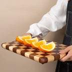 Cutting & Serving Board | Acacia Wood & Non-Slip Base | 3 Sizes