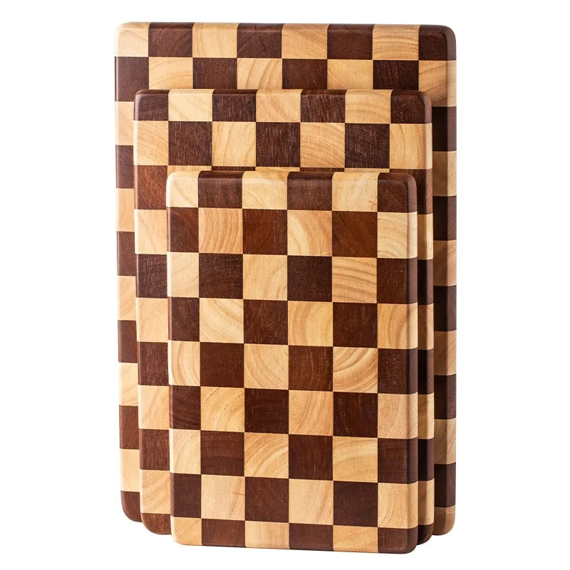 Cutting & Serving Board | Acacia Wood & Non-Slip Base | 3 Sizes