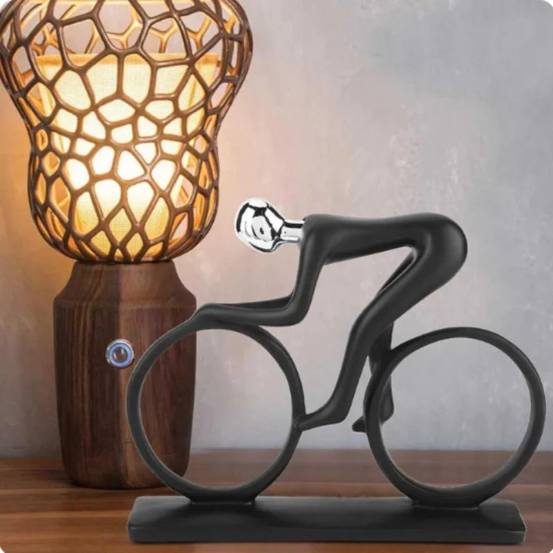 Cyclist Sculpture | Durable Resin & Waterproof | Intricate Detail