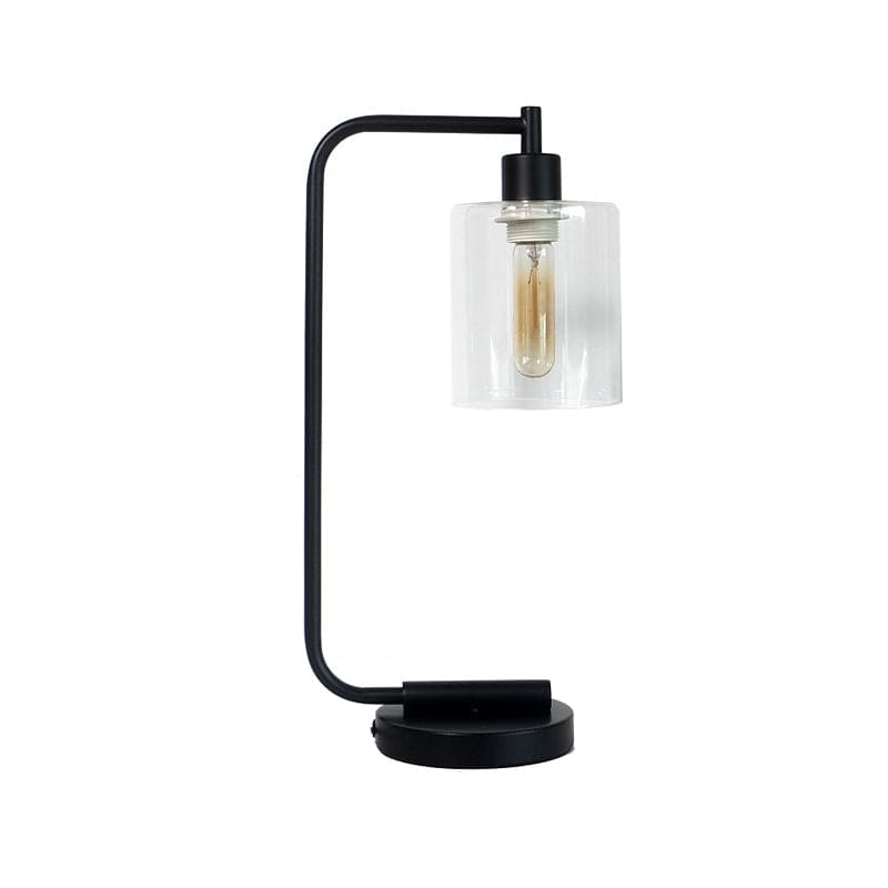 Table Lamp | Cylindrical Fabric Shade | Ø15 x H30 cm