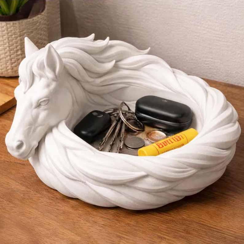 Decorative Bowl | Horse Sculptural Design & Trinket Holder