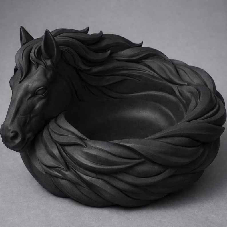 Decorative Bowl | Horse Sculptural Design & Trinket Holder