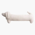 Decorative Cushion | Dachshund-Shaped Bouclé Fabric | 68 cm