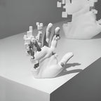Decorative Hand Figure | Modern Mosaic Natural Resin