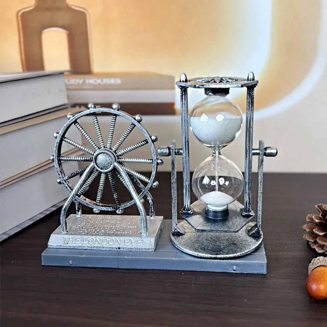 Decorative Hourglass | Ferris Wheel Design & Rotating | 4 Iconic Designs