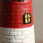 Decorative Lighthouse | Solar-Powered & Rotating Beacon