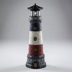 Decorative Lighthouse | Solar-Powered & Rotating Beacon