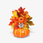 Decorative Ornament | Pumpkin-Inspired Resin | Indoor Tabletop