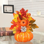 Decorative Ornament | Pumpkin-Inspired Resin | Indoor Tabletop