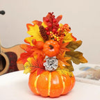 Decorative Ornament | Pumpkin-Inspired Resin | Indoor Tabletop
