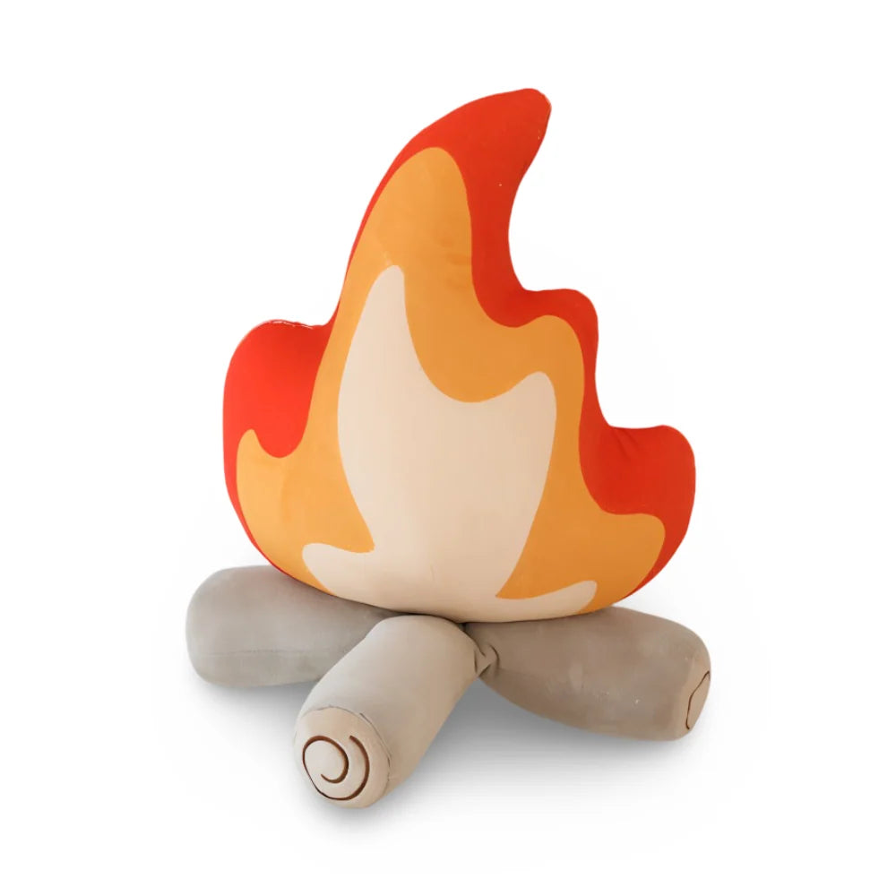 Decorative Pillow | Campfire Design & Plush Fill | Two Sizes