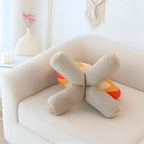 Decorative Pillow | Campfire Design & Plush Fill | Two Sizes