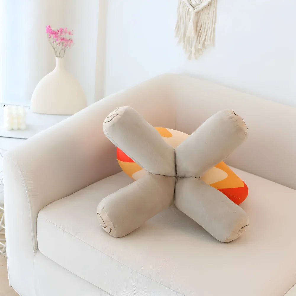 Decorative Pillow | Campfire Design & Plush Fill | Two Sizes