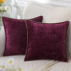 Decorative Pillow | Soft Chenille & Machine Washable | Multiple Sizes