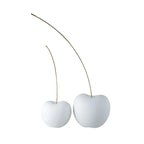 Decorative Sculpture | Glossy Ceramic Realistic Design | Set of 2