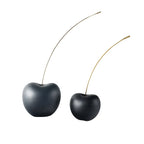 Decorative Sculpture | Glossy Ceramic Realistic Design | Set of 2