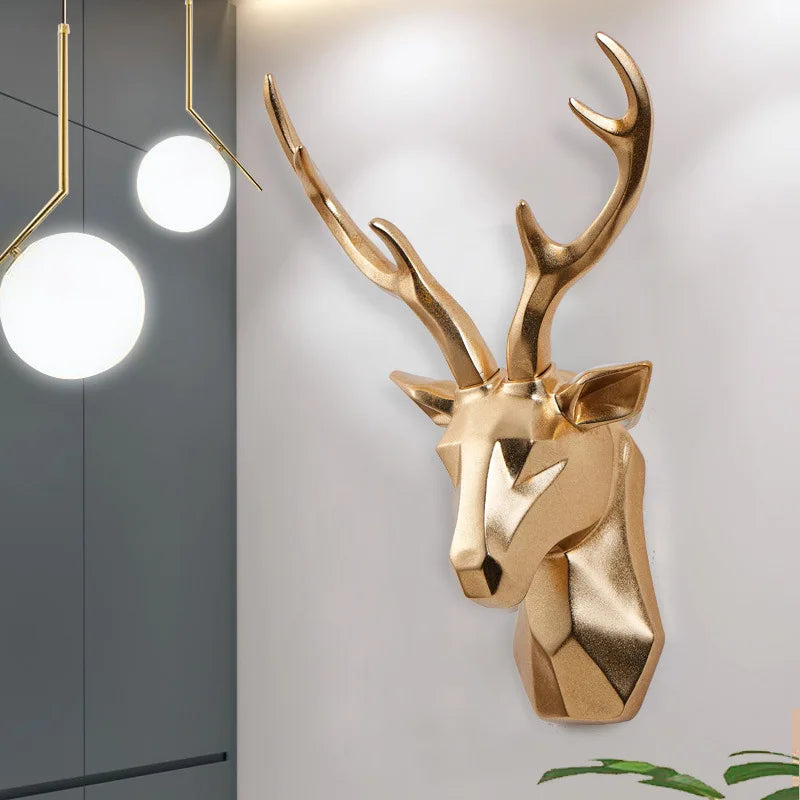 Deer Head Wall Sculpture