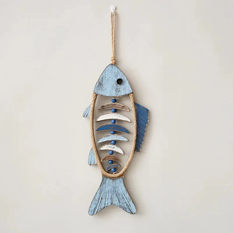 Decorative Fish Wall Hanging in Maritime Style
