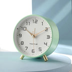 Desk Clock | Silent Sweep Movement Metal Frame & Peg Feet