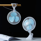 Desk Fan | Quiet Operation & Adjustable Speed | USB-Powered