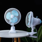 Desk Fan | Quiet Operation & Adjustable Speed | USB-Powered