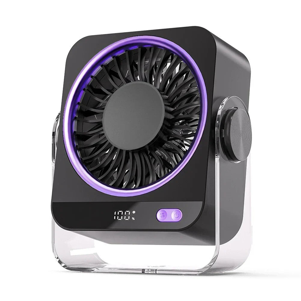 Desk Fan | Rechargeable Cordless & Tilting Head