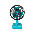 Desk Fan | Retro Design & Adjustable Speeds | Compact