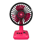 Desk Fan | Retro Design & Adjustable Speeds | Compact