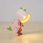 Desk Lamp | Dinosaur Character Foldable & Clip-On | Battery/USB