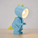 Desk Lamp | Dinosaur Character Foldable & Clip-On | Battery/USB