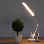 Desk Lamp | Flexible Arm & Dimmable 3-Color | USB Rechargeable & Plug-In