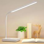 Desk Lamp | Flexible Arm & Dimmable 3-Color | USB Rechargeable & Plug-In